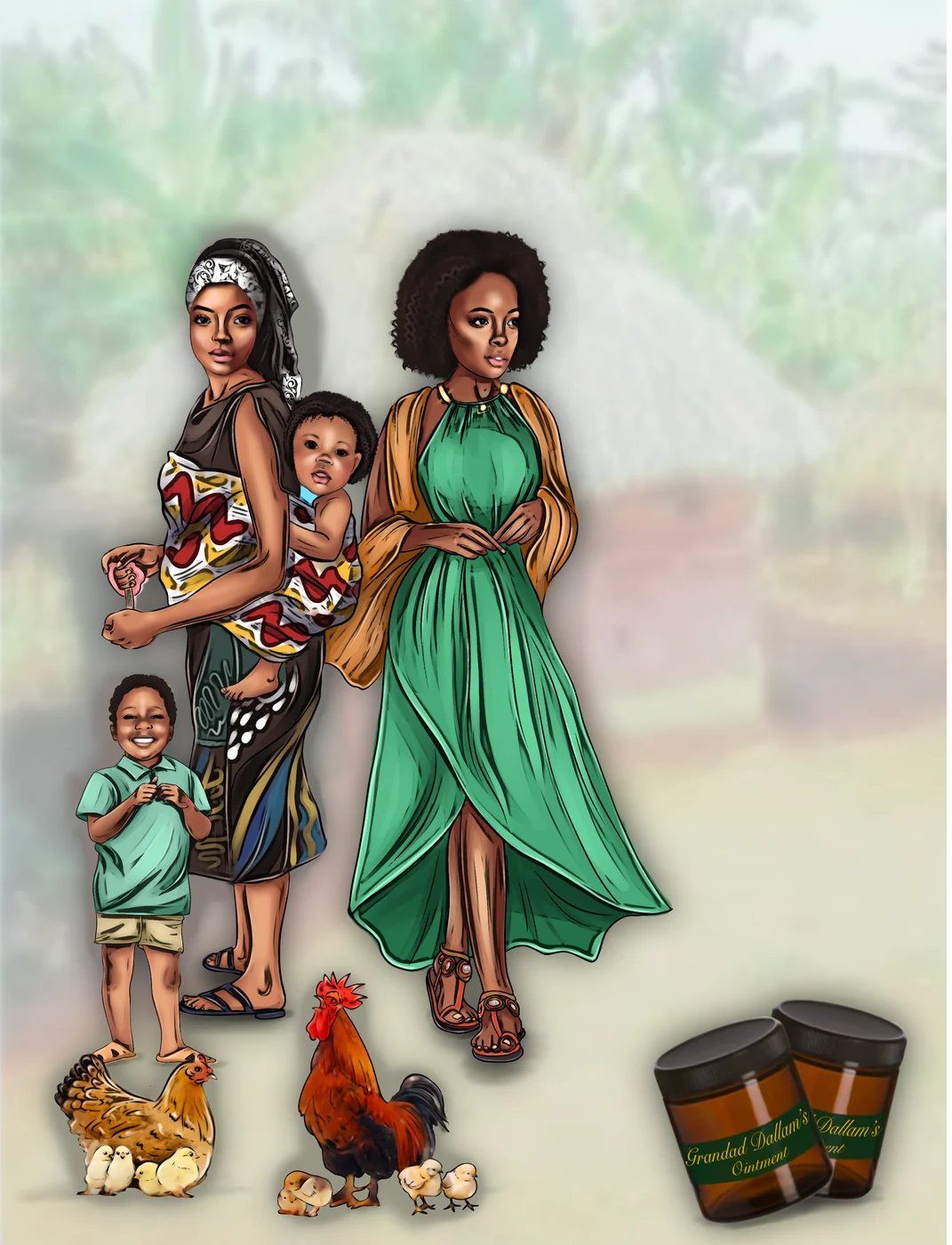 Rosewood book illustration portfolio sample 47