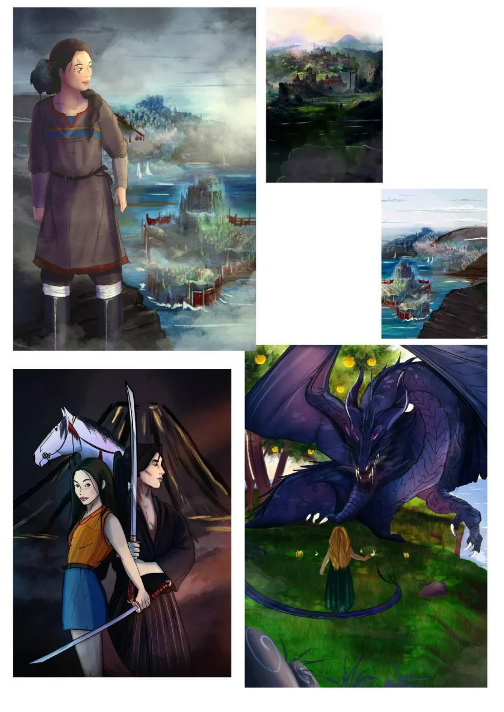 Rosewood book illustration portfolio sample 123