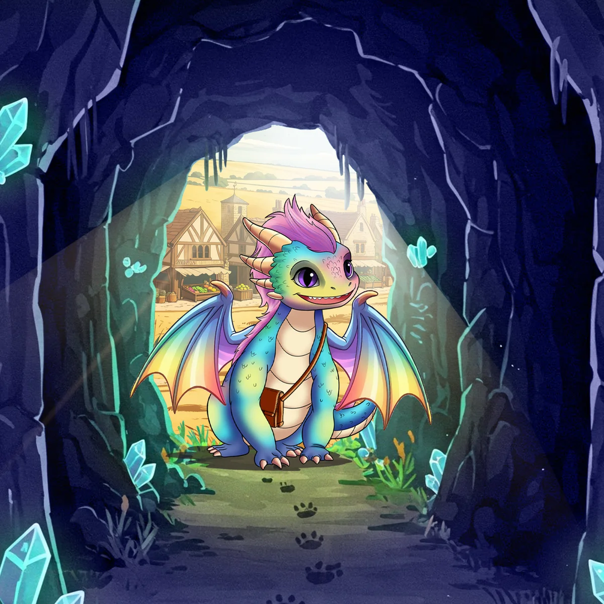 Dragon chamber illustration